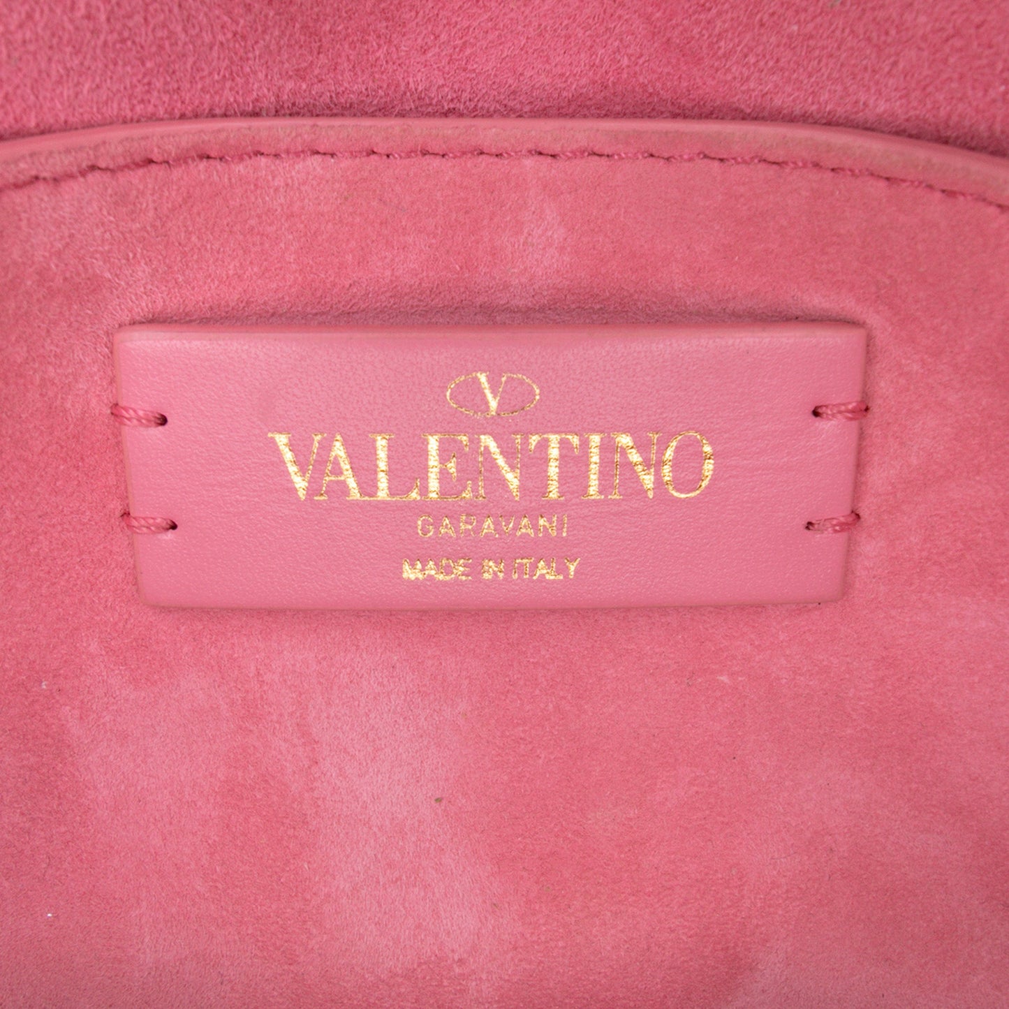 Valentino Small Leather VLogo Type Crossbody