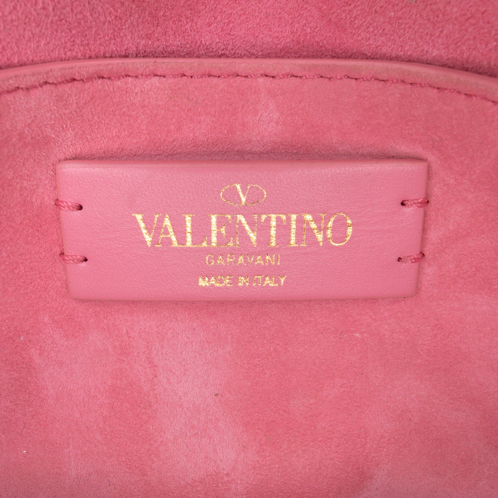 Valentino Small Leather VLogo Type Crossbody