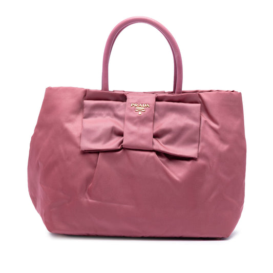 Prada Tessuto Fiocco Tote