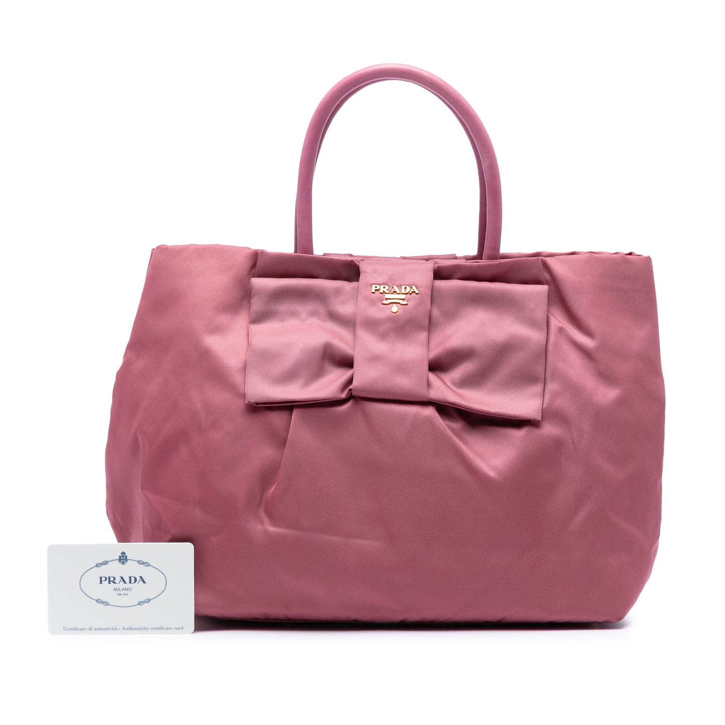 Prada Tessuto Fiocco Tote