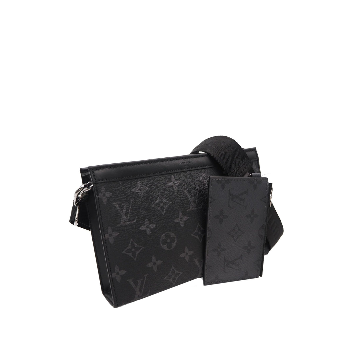 Louis Vuitton Monogram Eclipse Gaston Wearable Wallet — Black