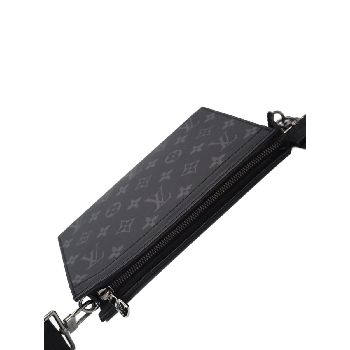 Louis Vuitton Monogram Eclipse Gaston Wearable Wallet — Black