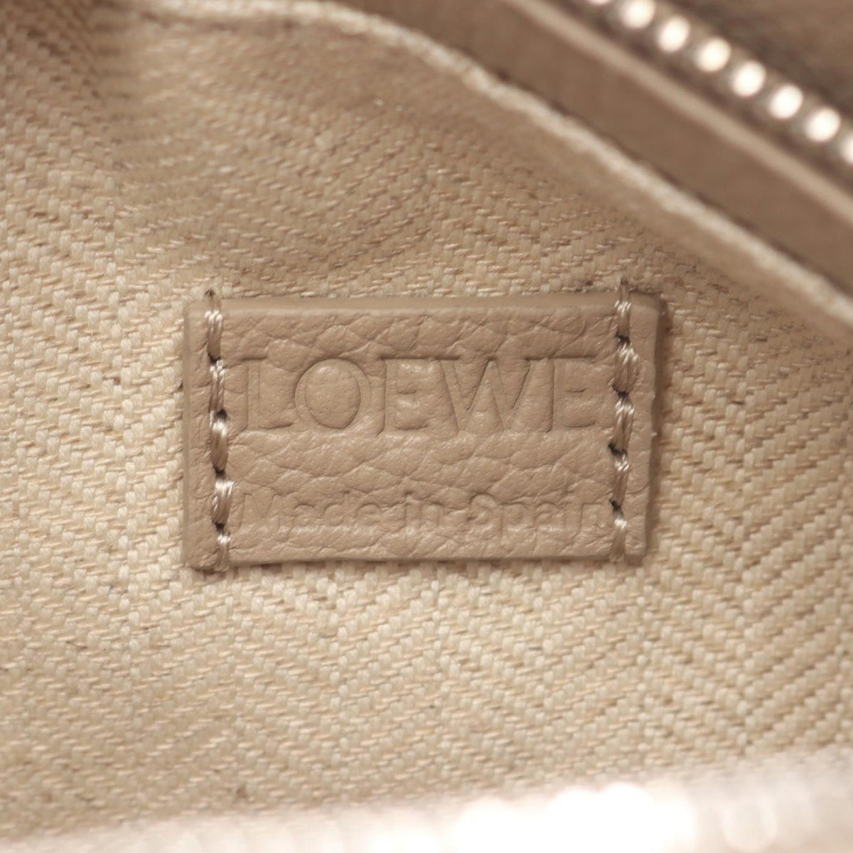 LOEWE Mini Calfskin Puzzle Edge Satchel