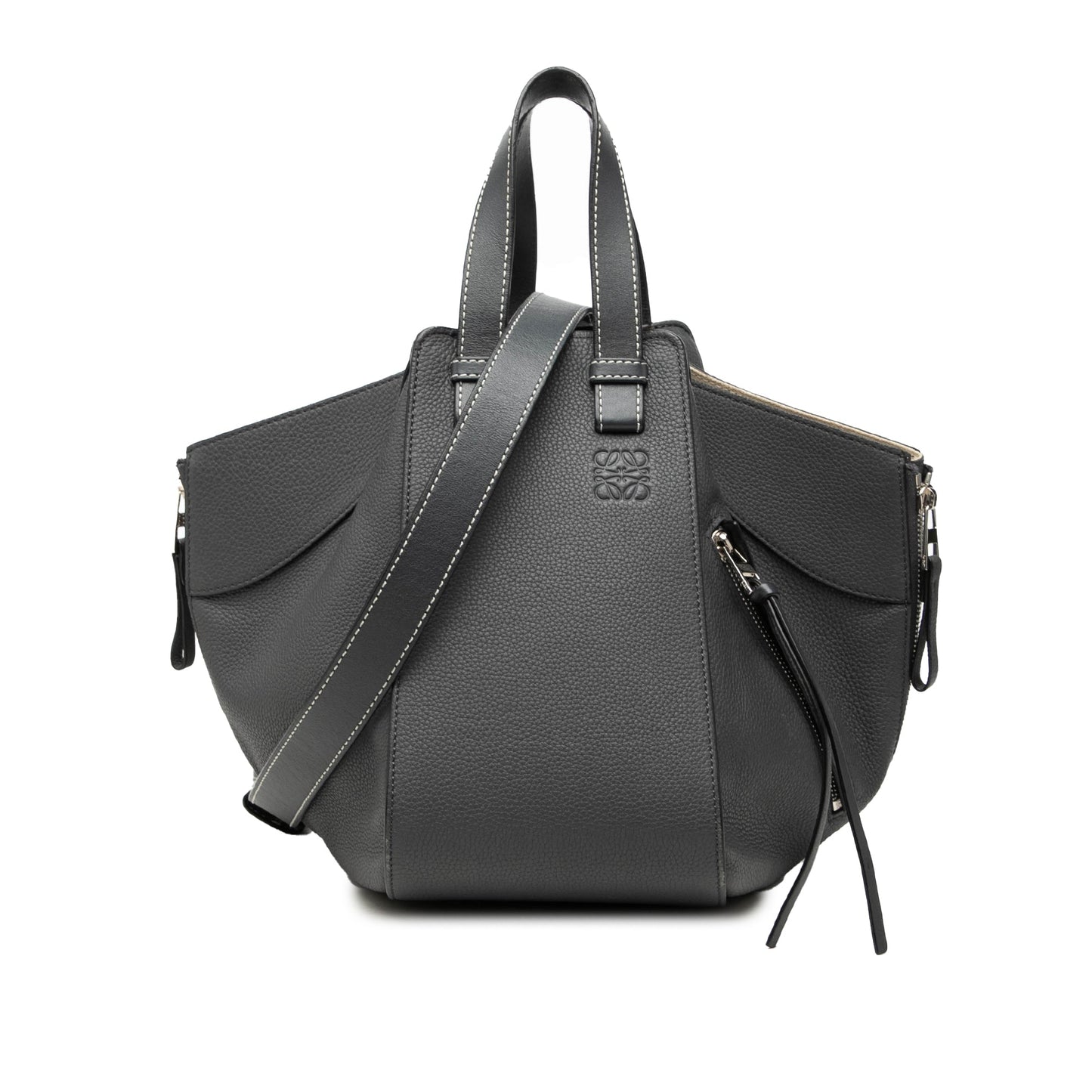 LOEWE Small Leather Hammock Satchel