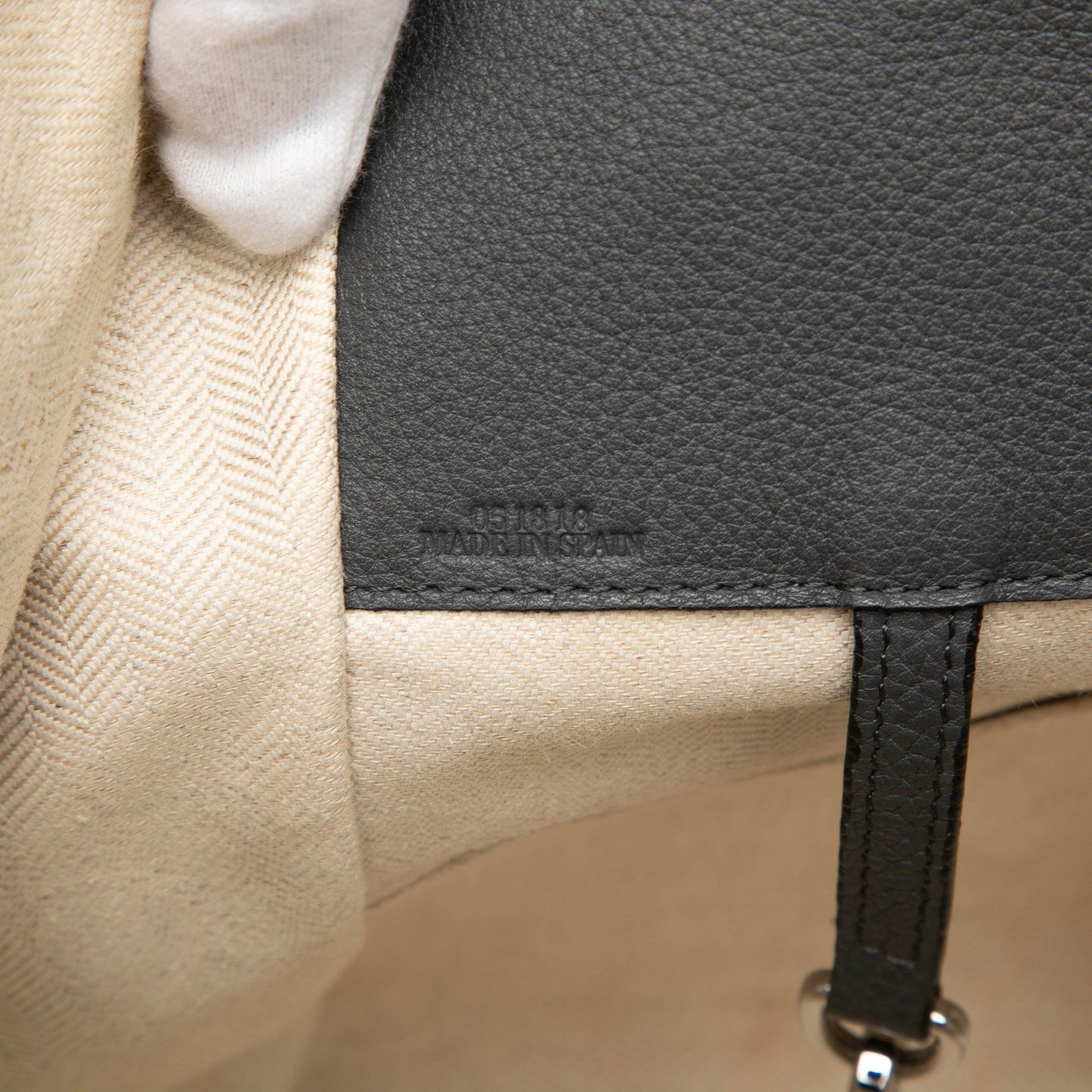 LOEWE Small Leather Hammock Satchel