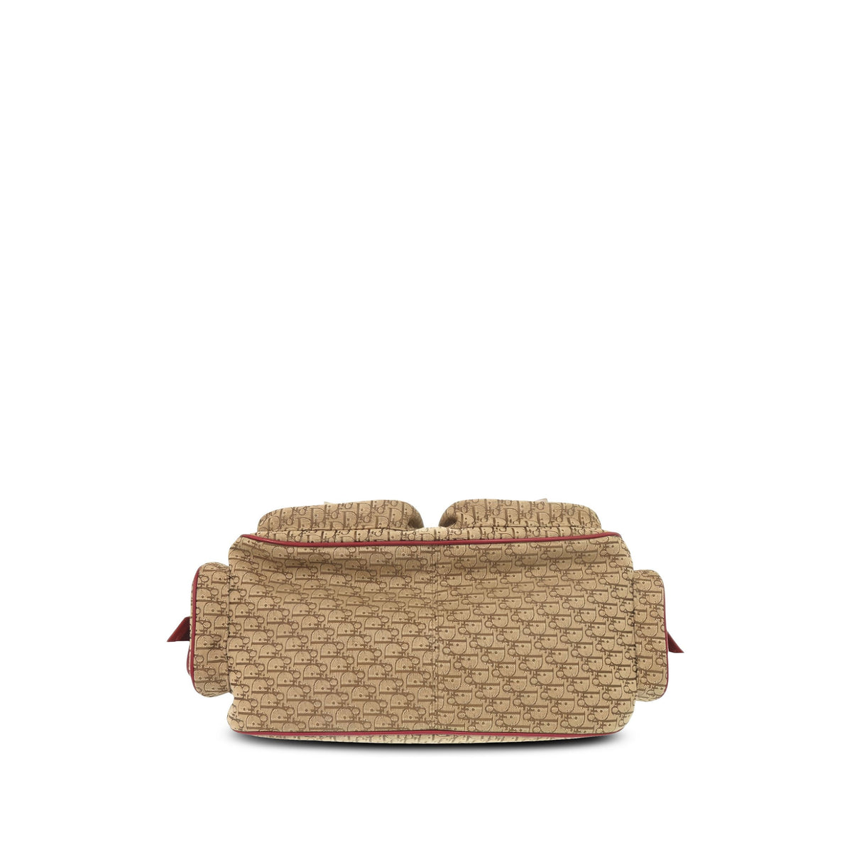 Dior Trotter Canvas Street Chic Handbag — Beige