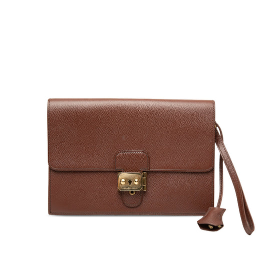 Hermès Courchevel Jet Pochette Clutch
