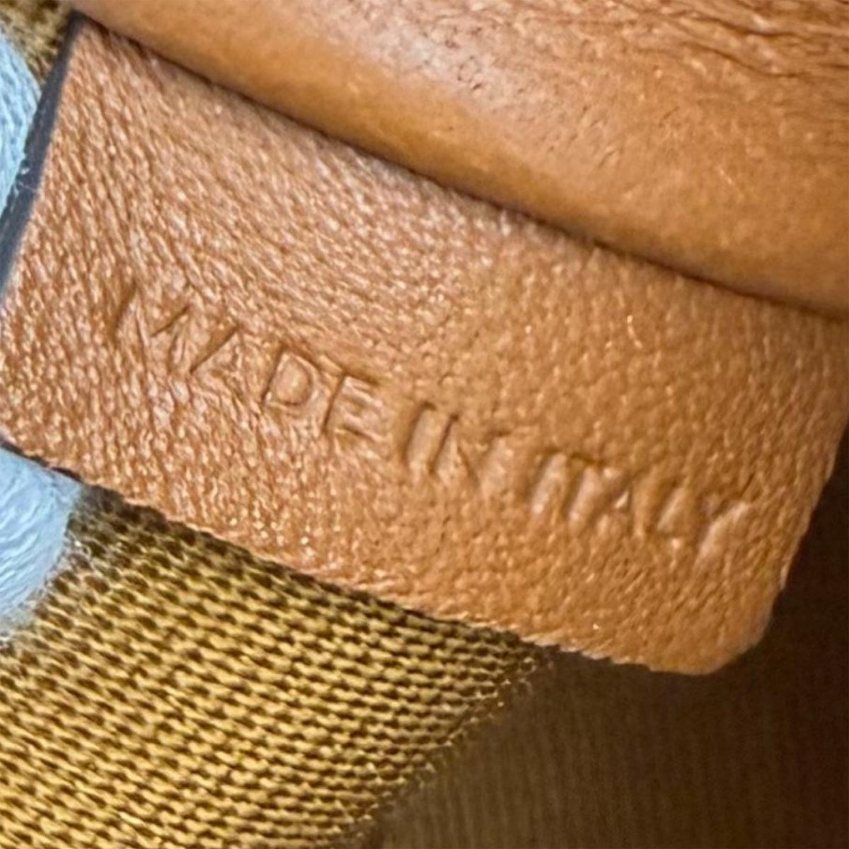 Celine Triomphe Coated Canvas Clutch On Chain