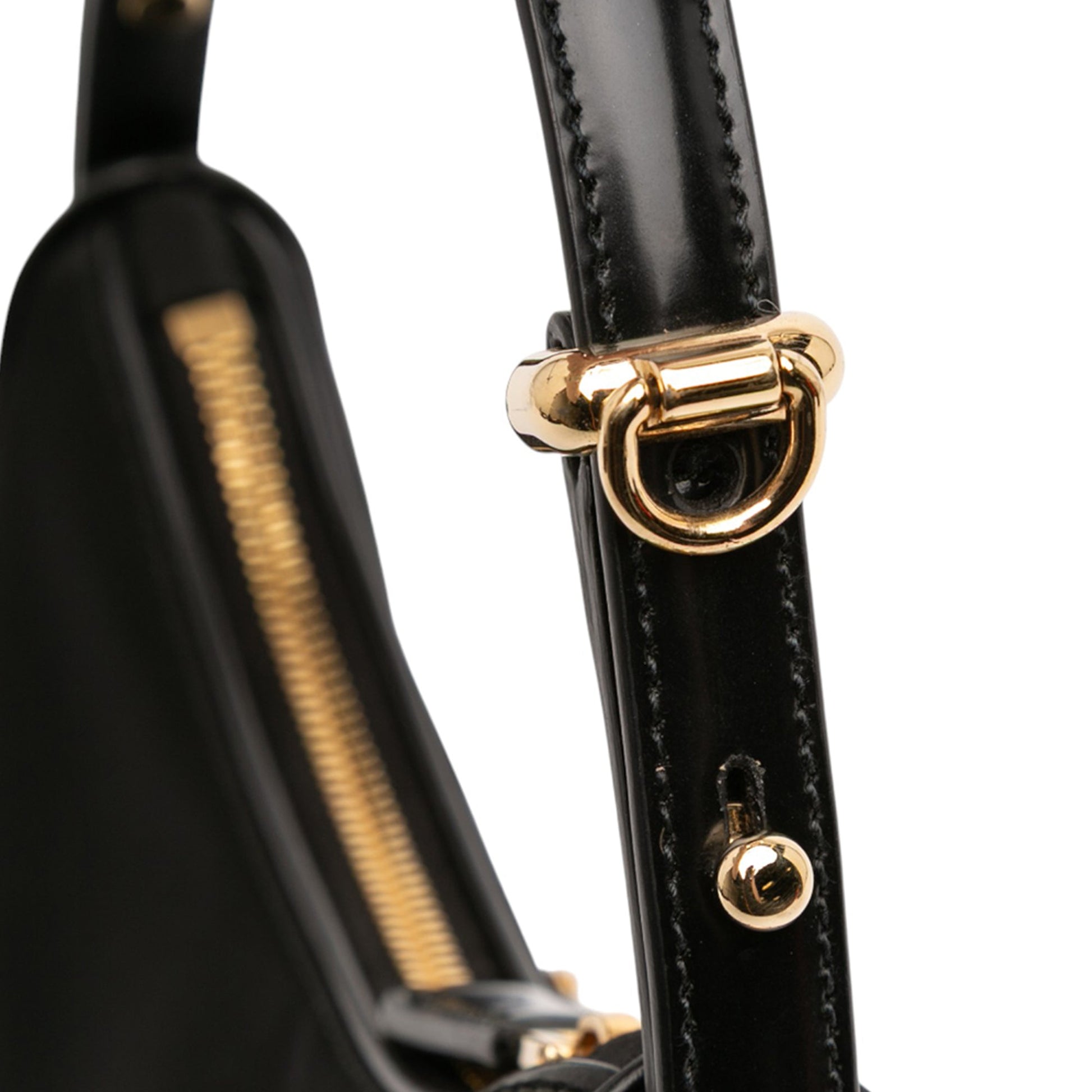 Prada Small Re Nylon and Leather Arque Satchel