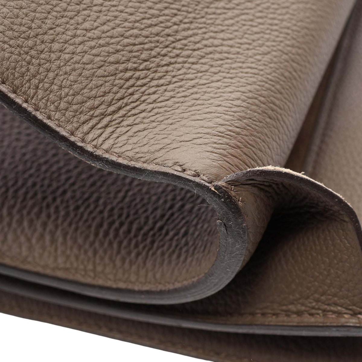 Hermès Togo Sac A Depeches 38 — Brown