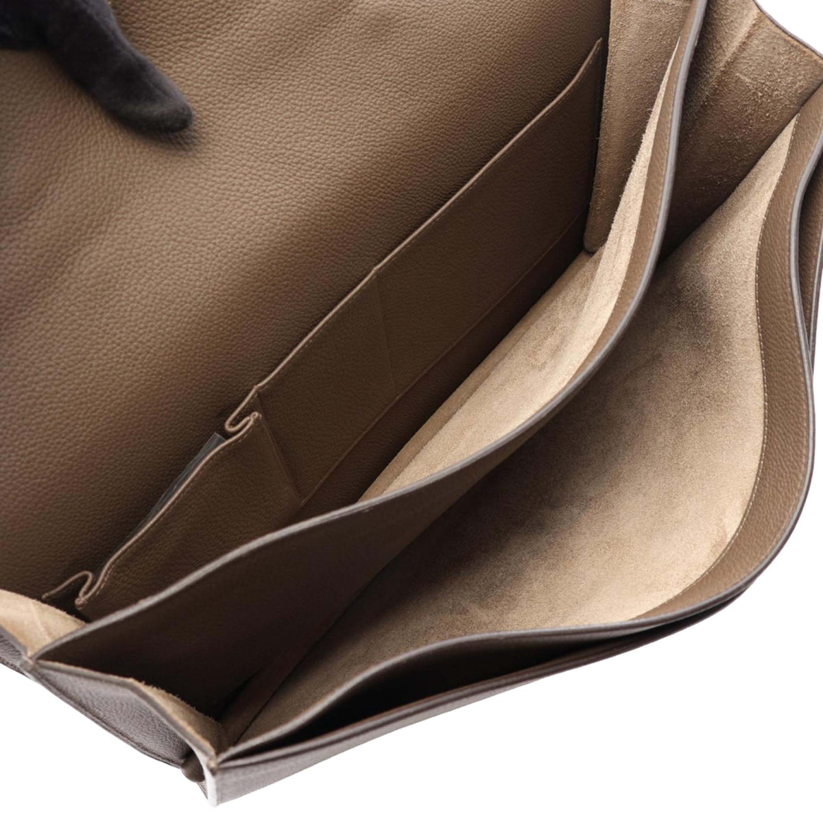 Hermès Togo Sac A Depeches 38 — Brown