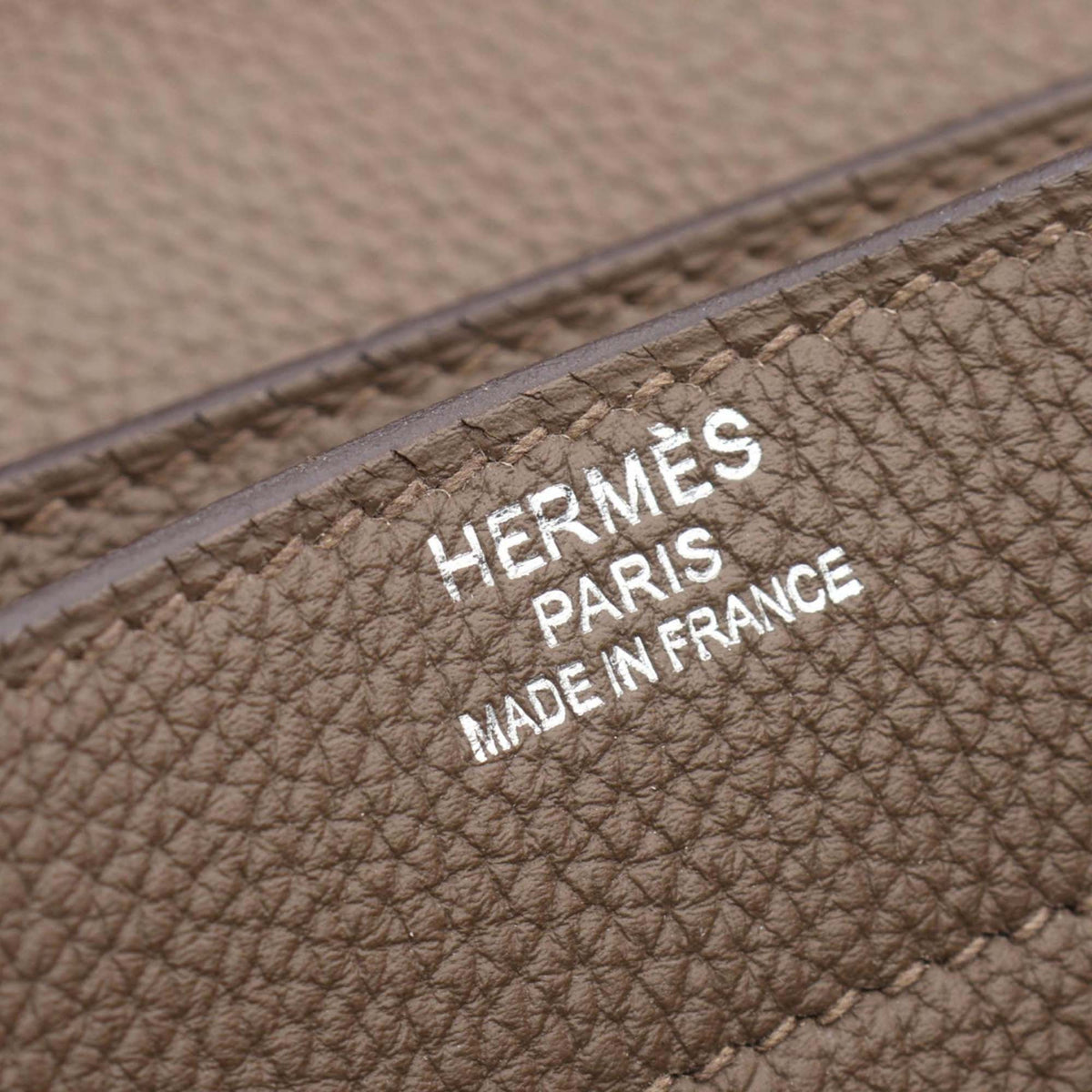 Hermès Togo Sac A Depeches 38 — Brown