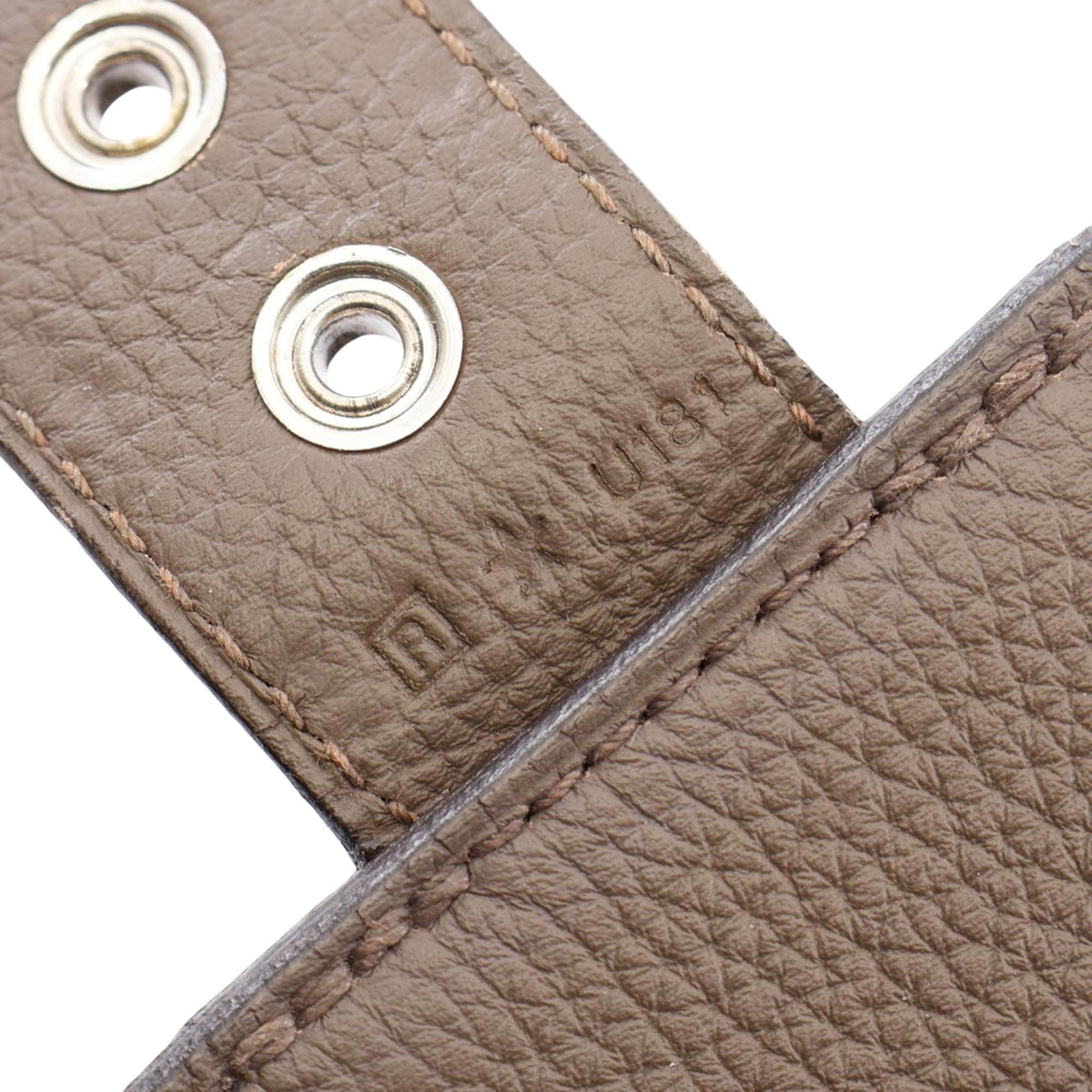 Hermès Togo Sac A Depeches 38 — Brown