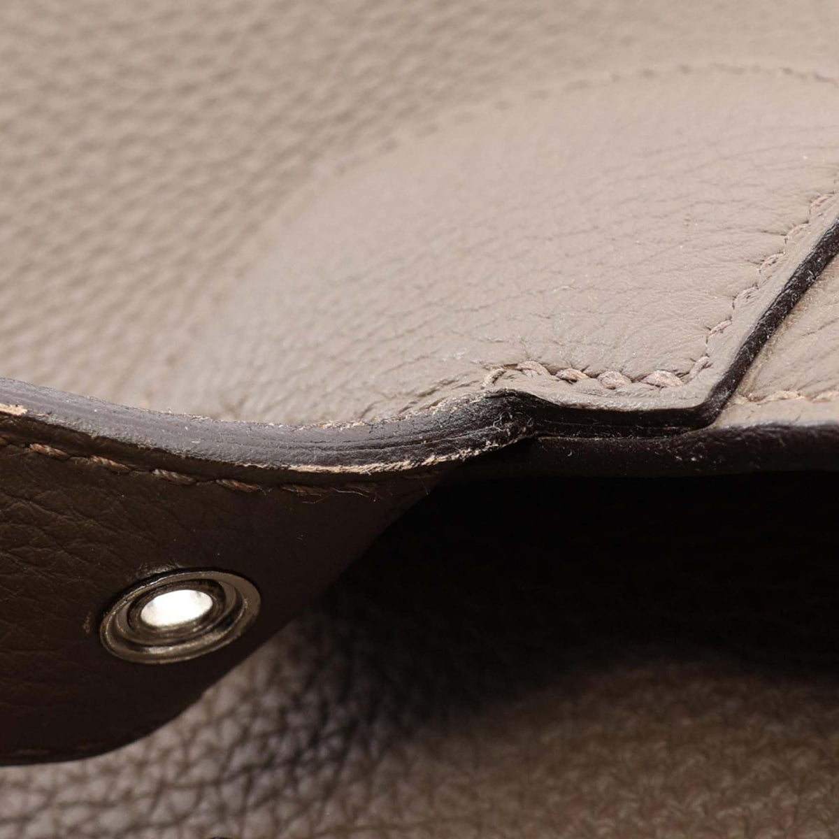 Hermès Togo Sac A Depeches 38 — Brown