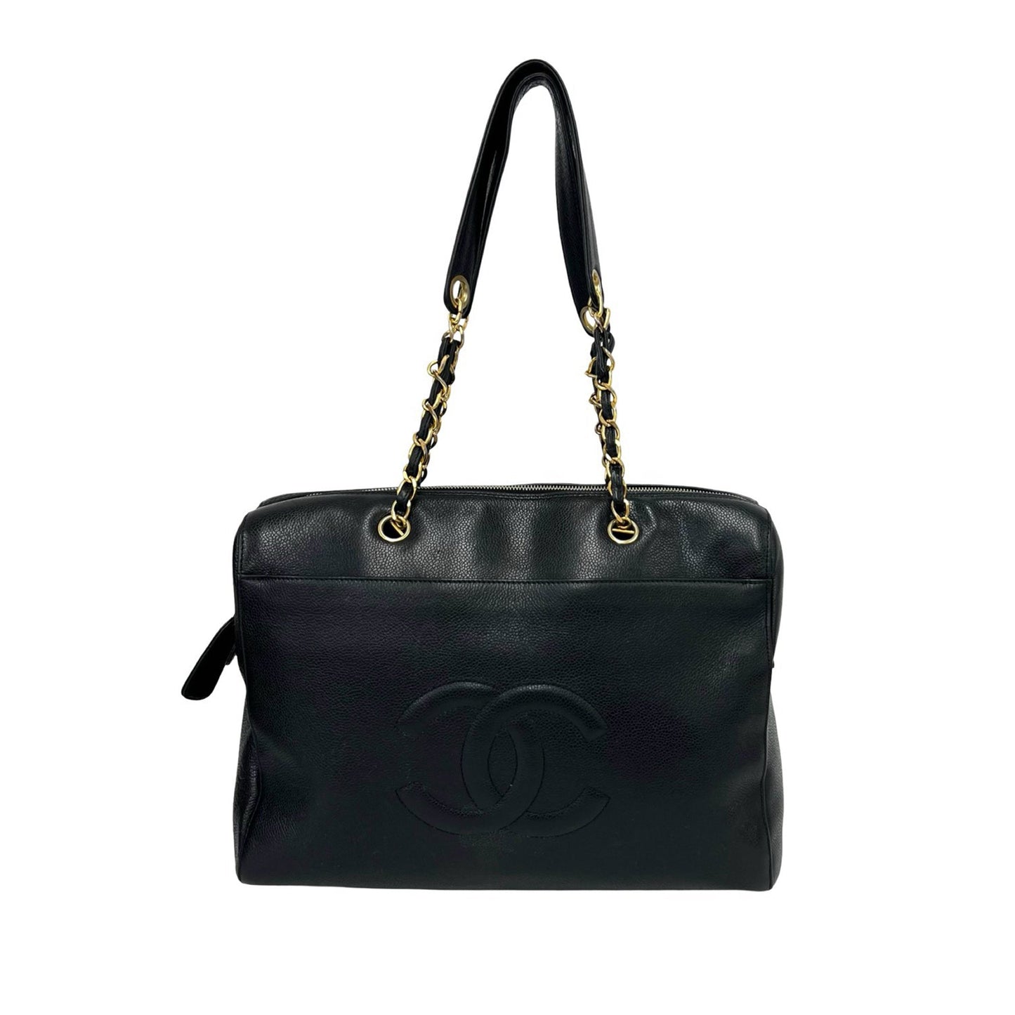 Chanel CC Caviar Chain Tote