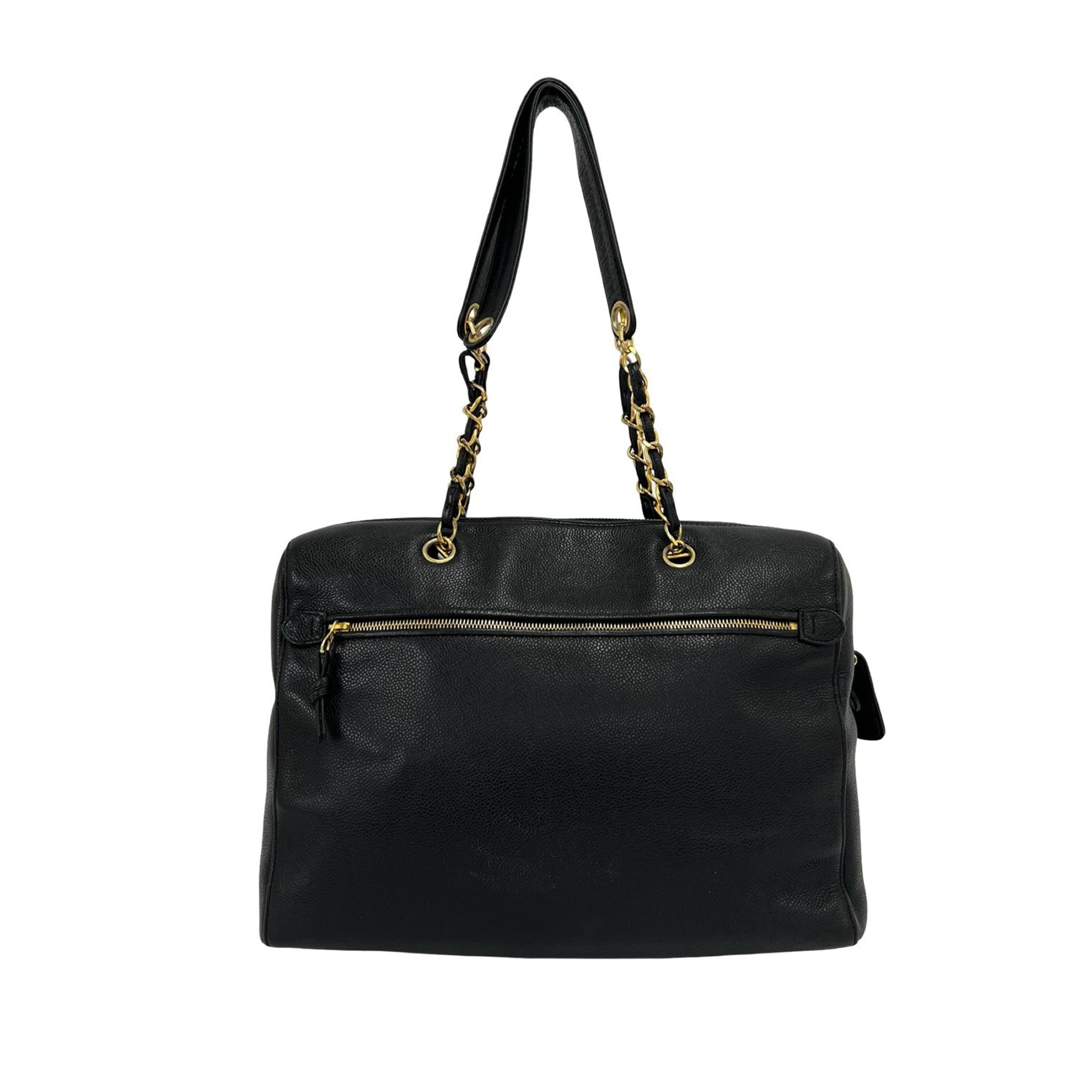 Chanel CC Caviar Chain Tote