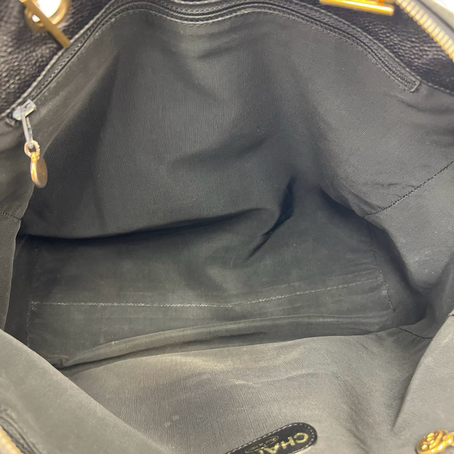 Chanel CC Caviar Chain Tote