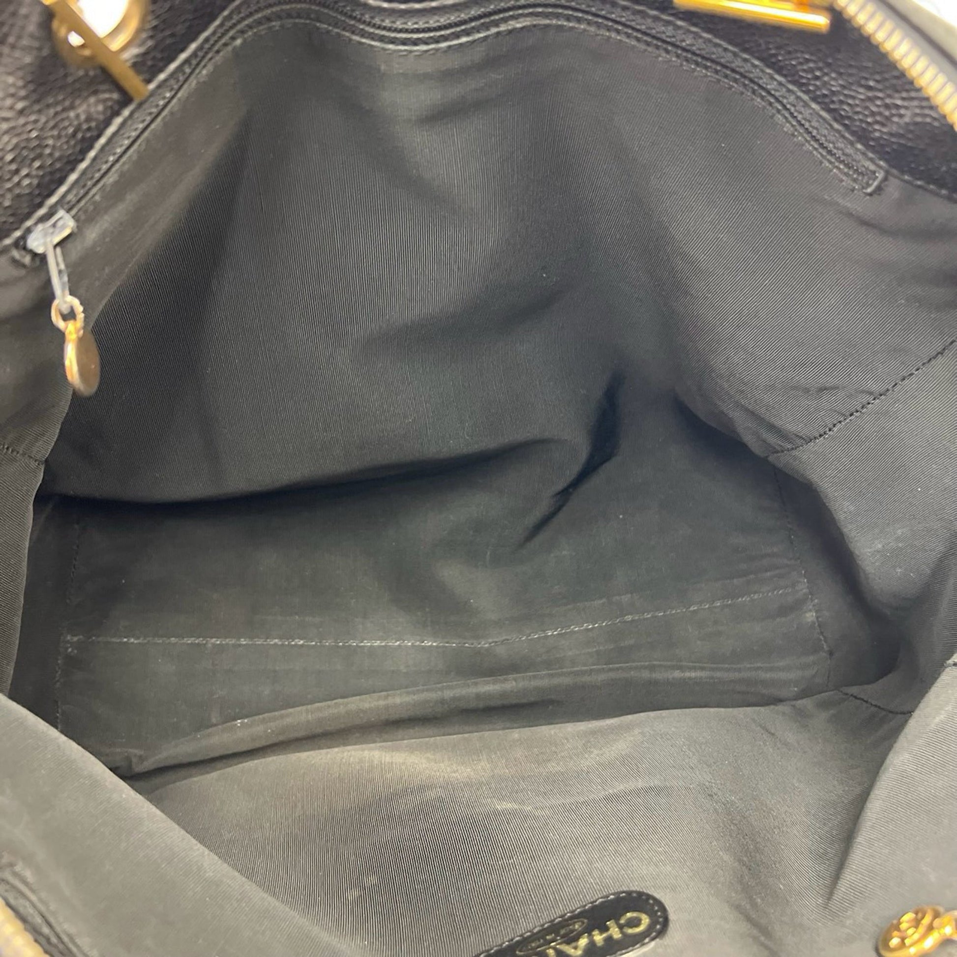 Chanel CC Caviar Chain Tote