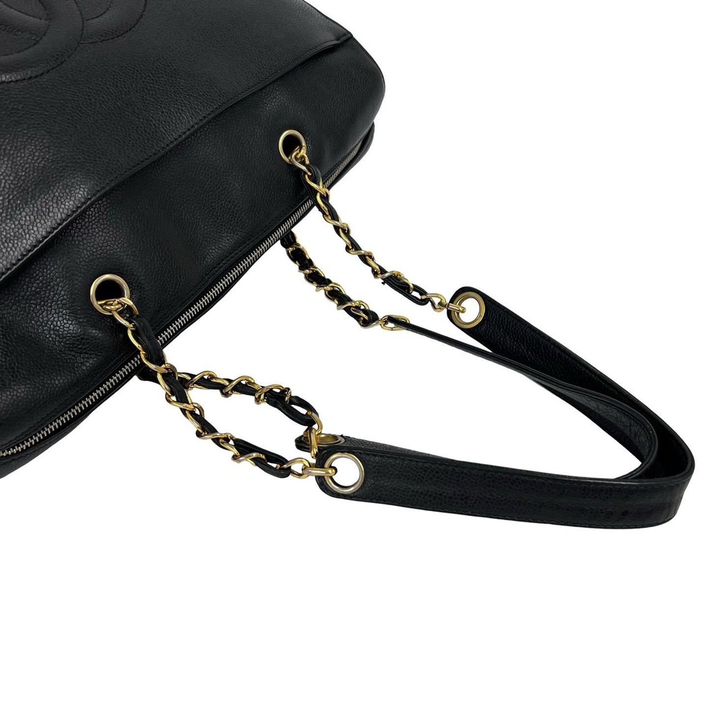 Chanel CC Caviar Chain Tote