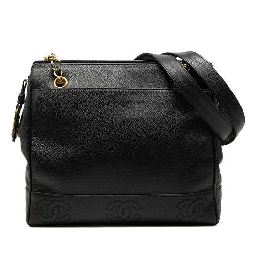 Chanel Triple CC Caviar Shoulder Bag