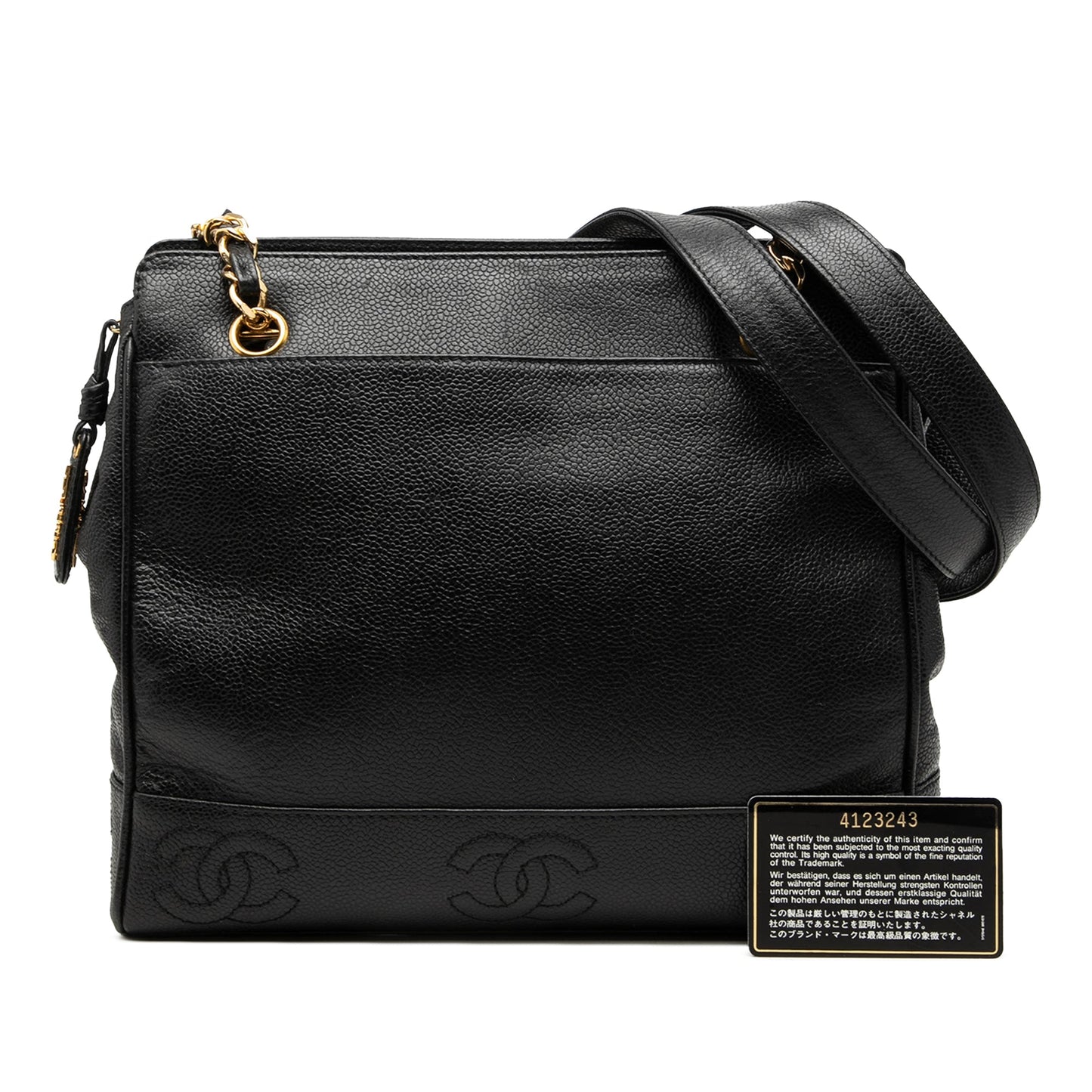 Chanel Triple CC Caviar Shoulder Bag