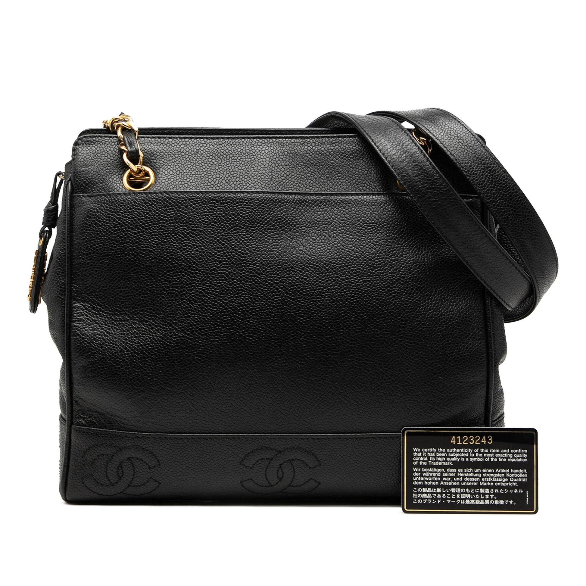 Chanel Triple CC Caviar Shoulder Bag
