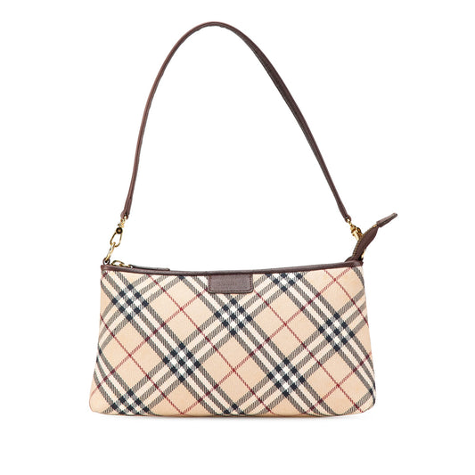 Burberry Nova Check Canvas Shoulder Bag