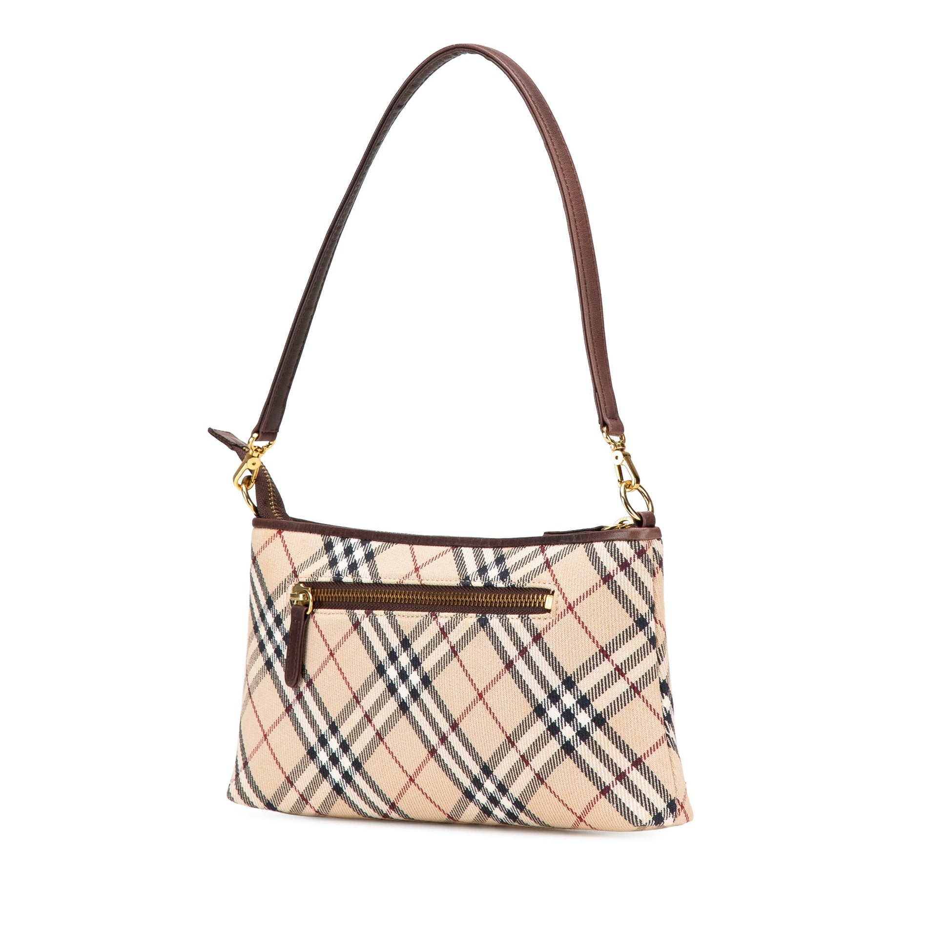 Burberry Nova Check Canvas Shoulder Bag