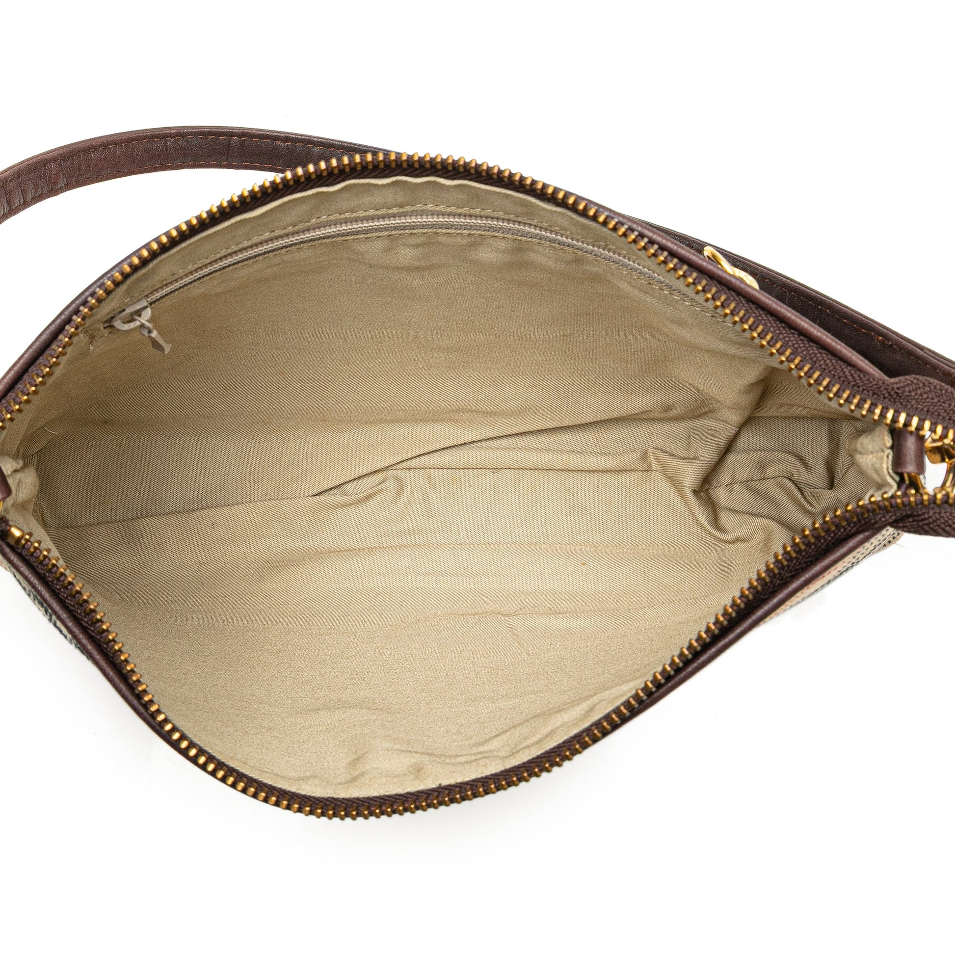 Burberry Nova Check Canvas Shoulder Bag