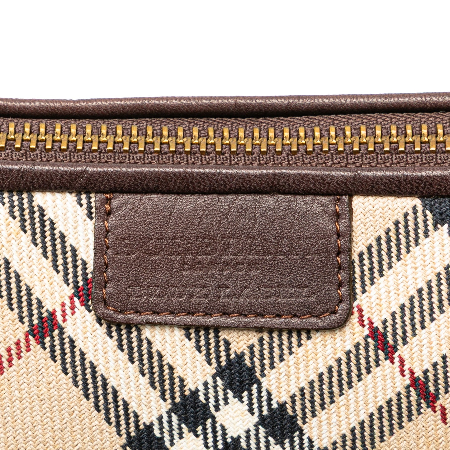 Burberry Nova Check Canvas Shoulder Bag