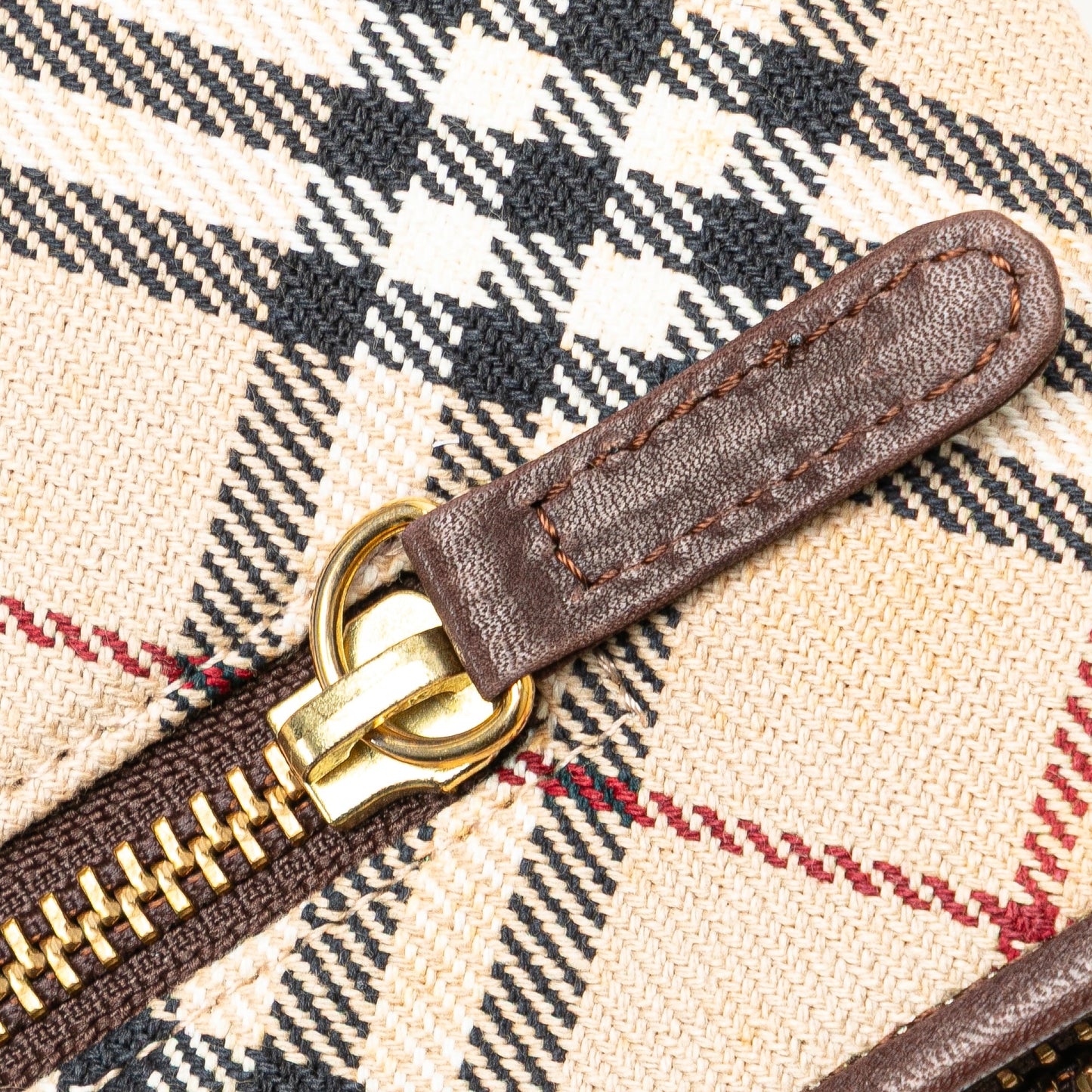 Burberry Nova Check Canvas Shoulder Bag