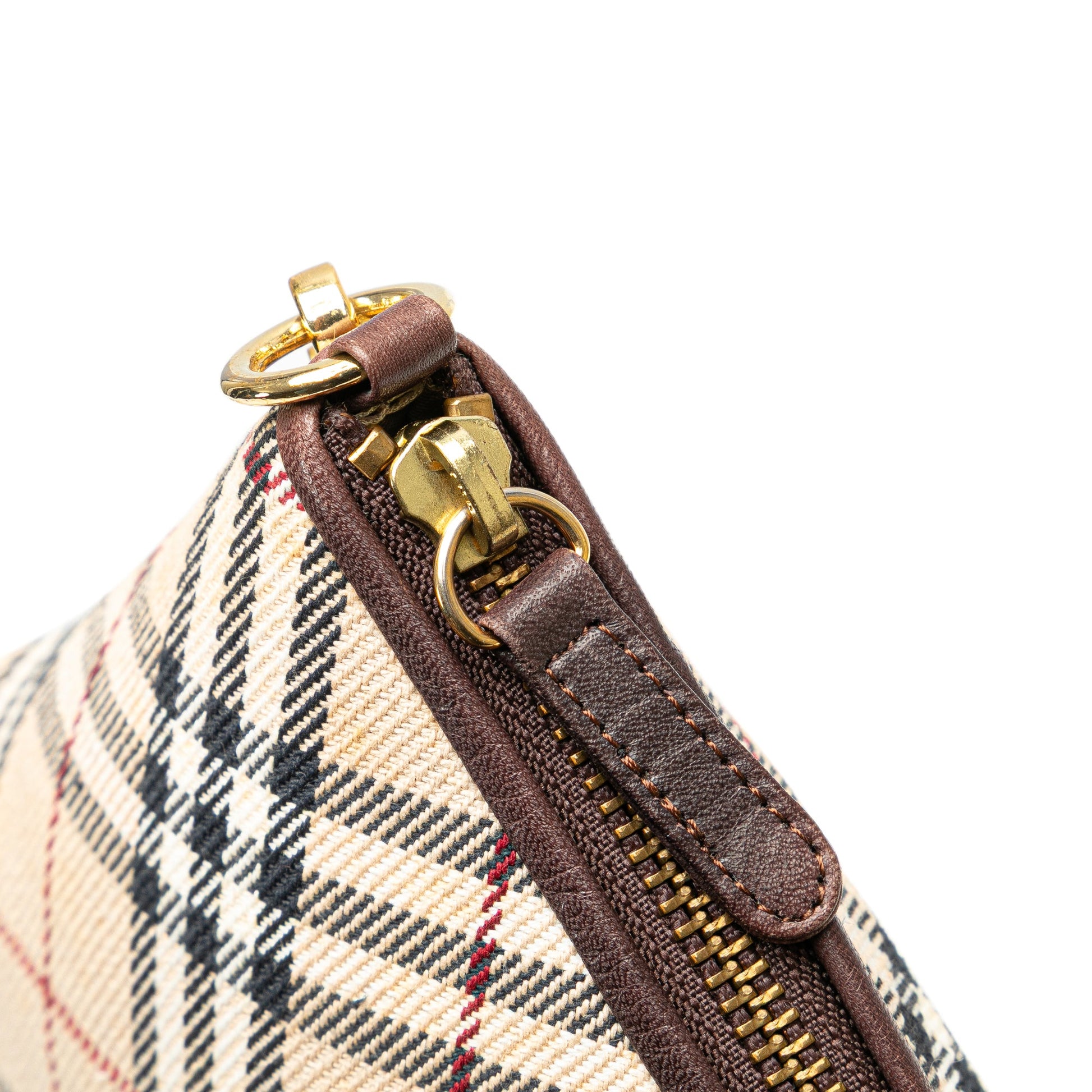 Burberry Nova Check Canvas Shoulder Bag