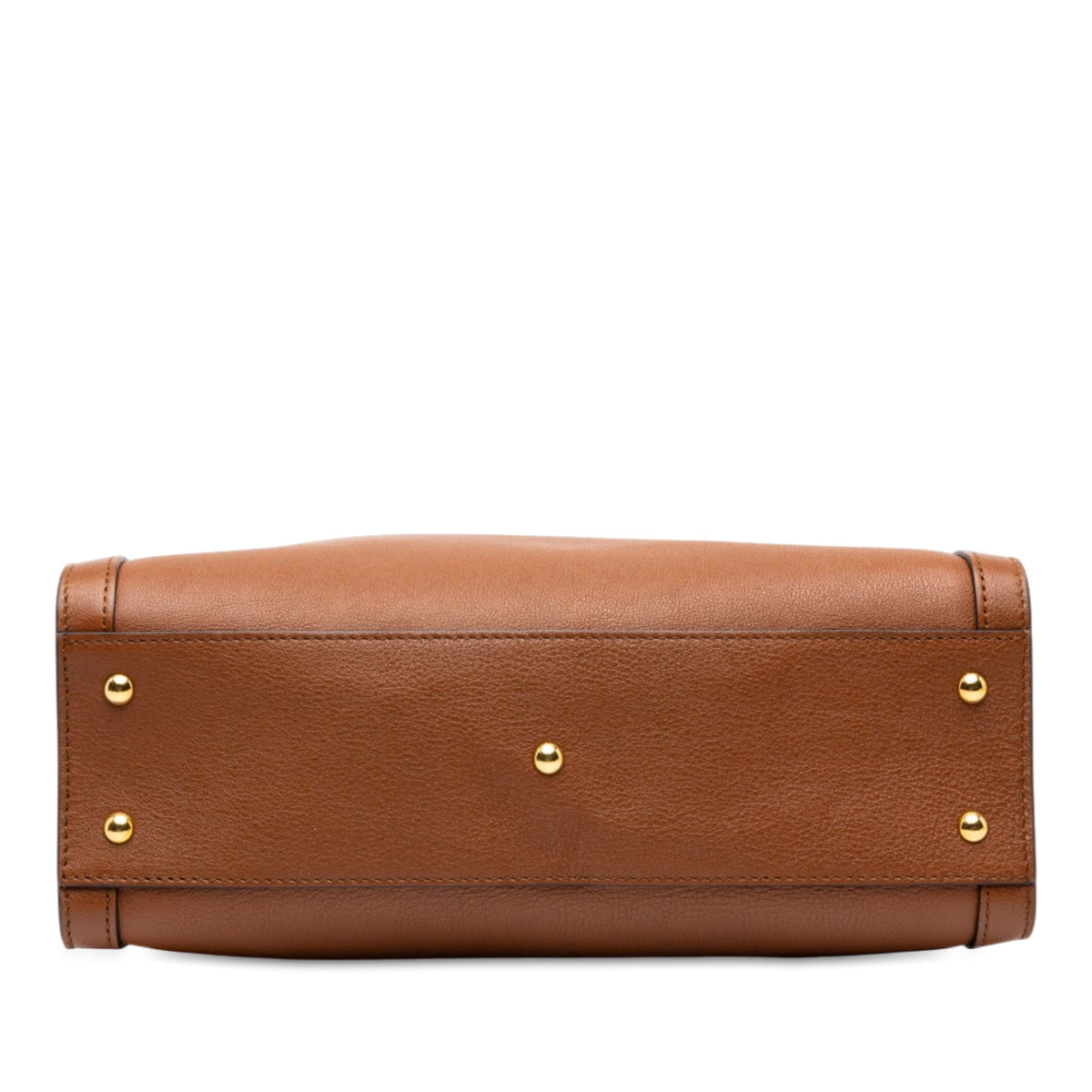 Gucci Medium Calfskin Bamboo Diana Satchel — Brown