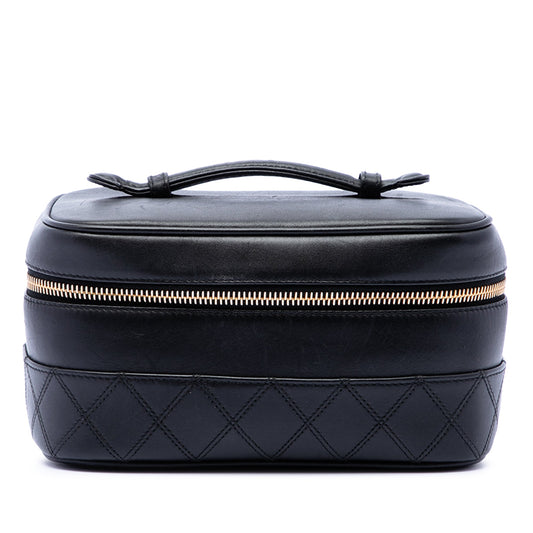 Chanel CC Quilted Lambskin Vanity Case