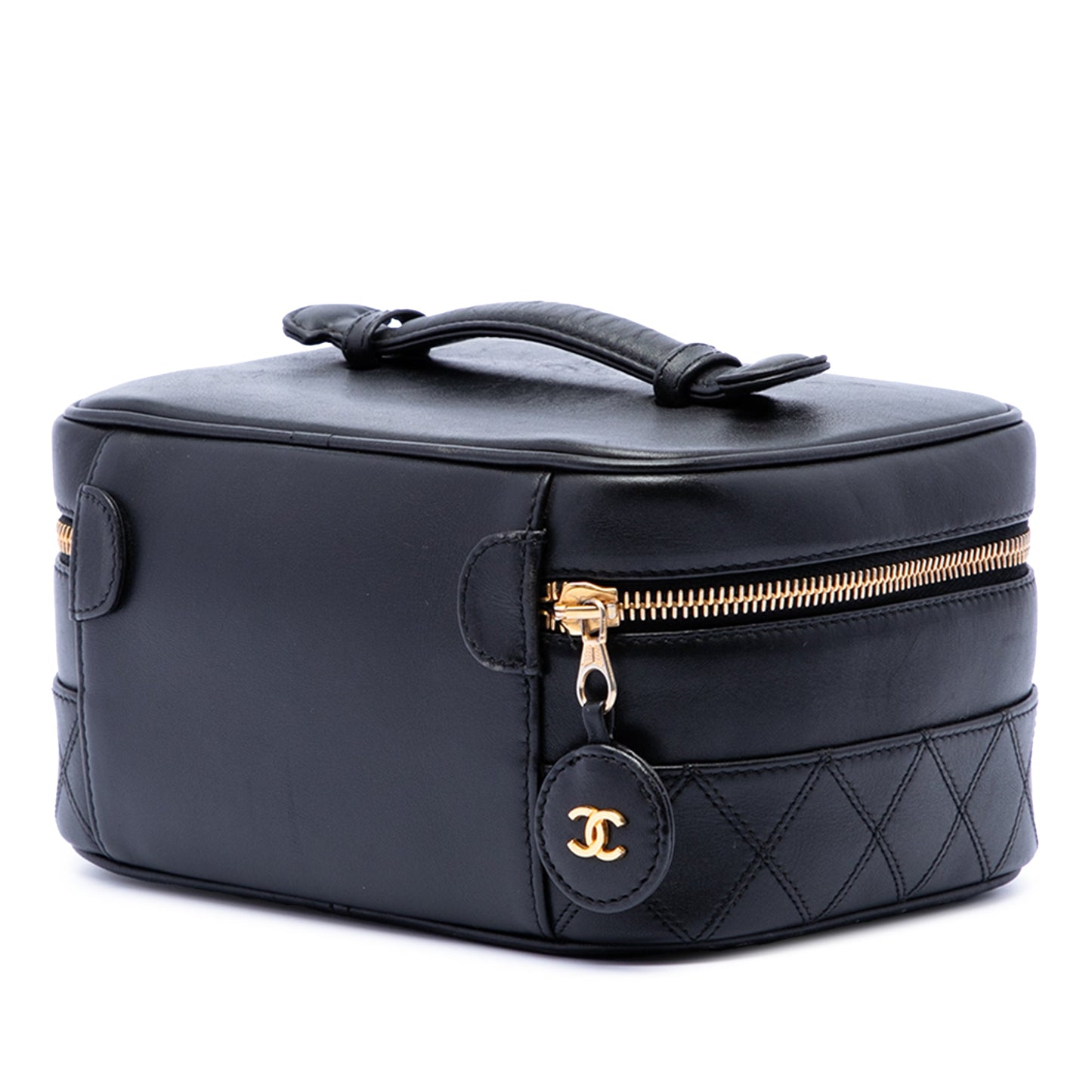 Chanel CC Quilted Lambskin Vanity Case