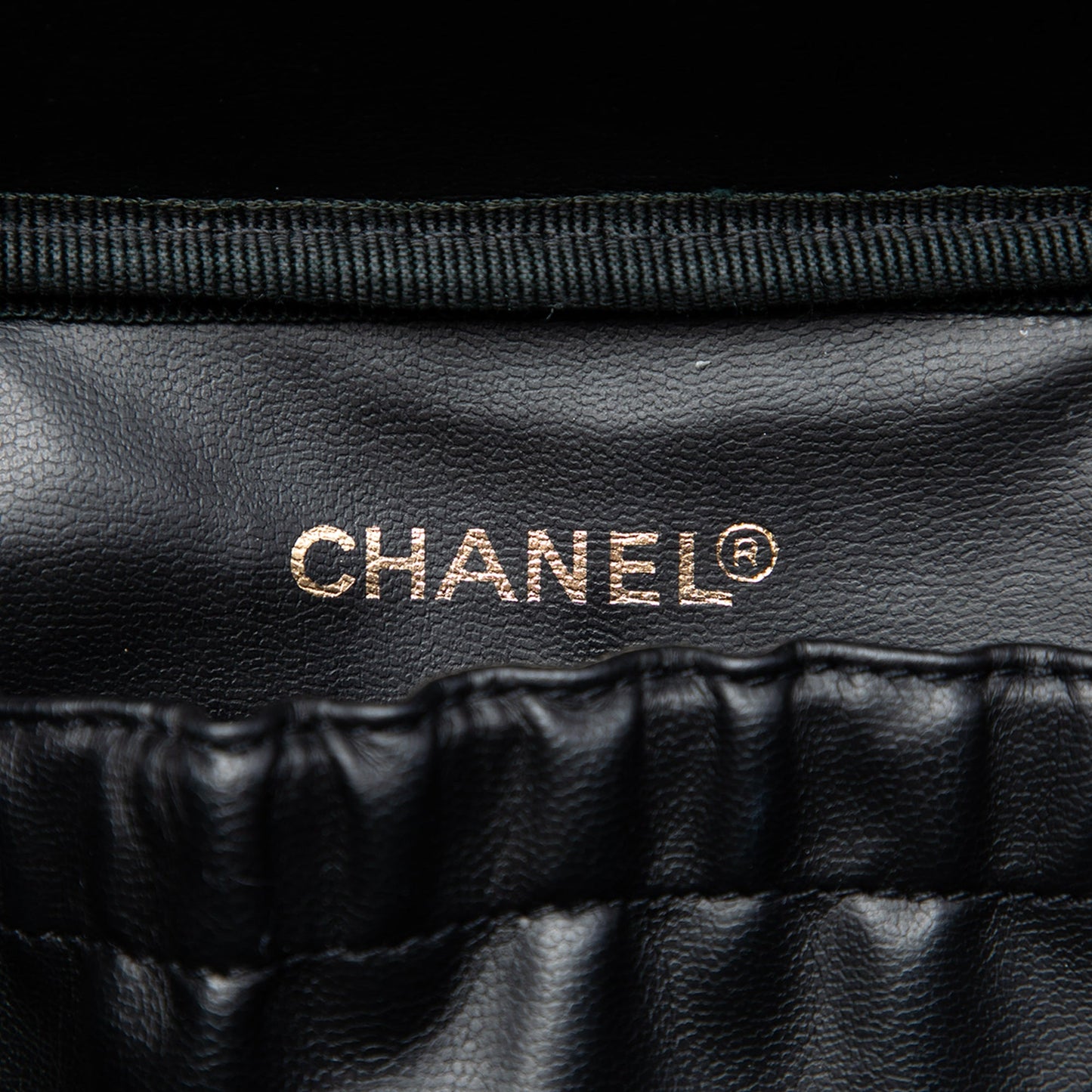 Chanel CC Quilted Lambskin Vanity Case