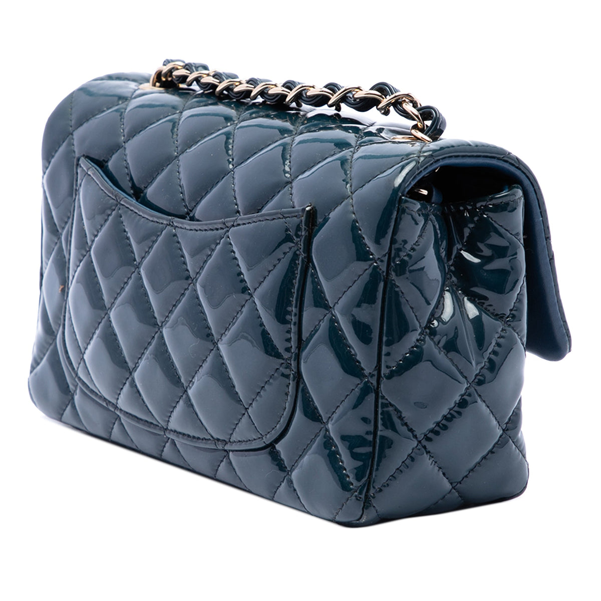Chanel Mini Rectangular Classic Patent Single Flap