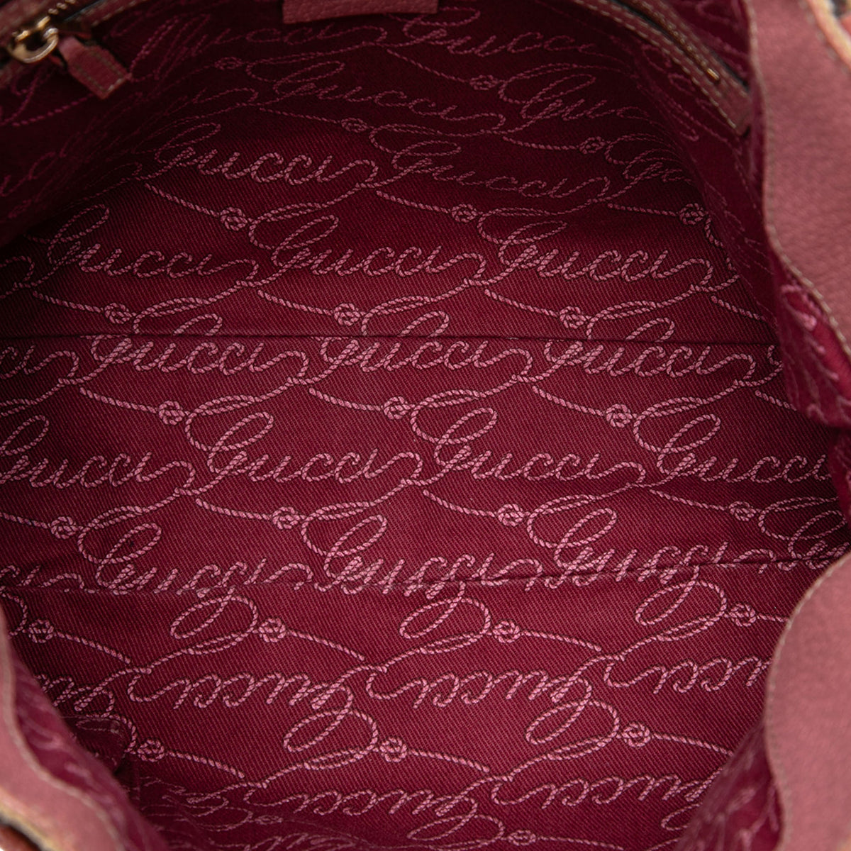 Gucci GG Canvas Charmy Shoulder Bag — Beige