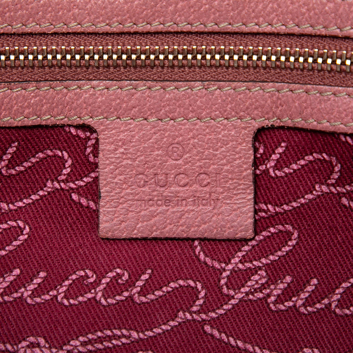 Gucci GG Canvas Charmy Shoulder Bag — Beige