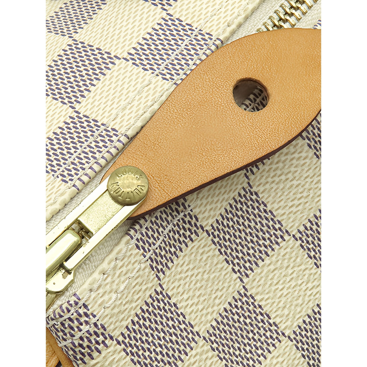 Louis Vuitton Damier Azur Speedy 30 — White