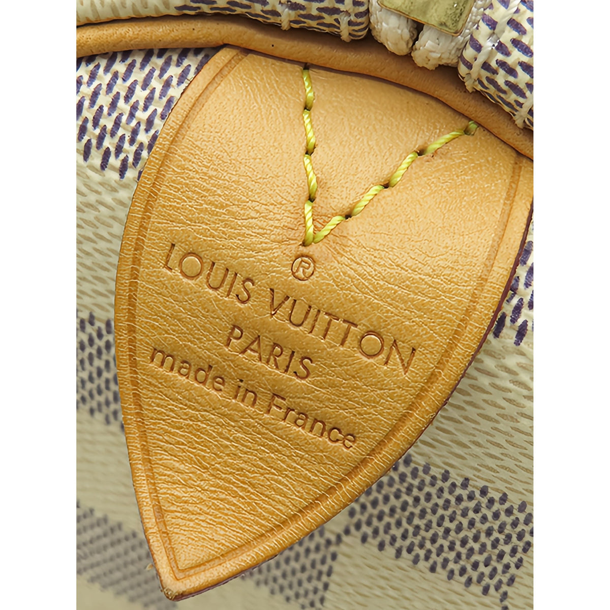Louis Vuitton Damier Azur Speedy 30 — White