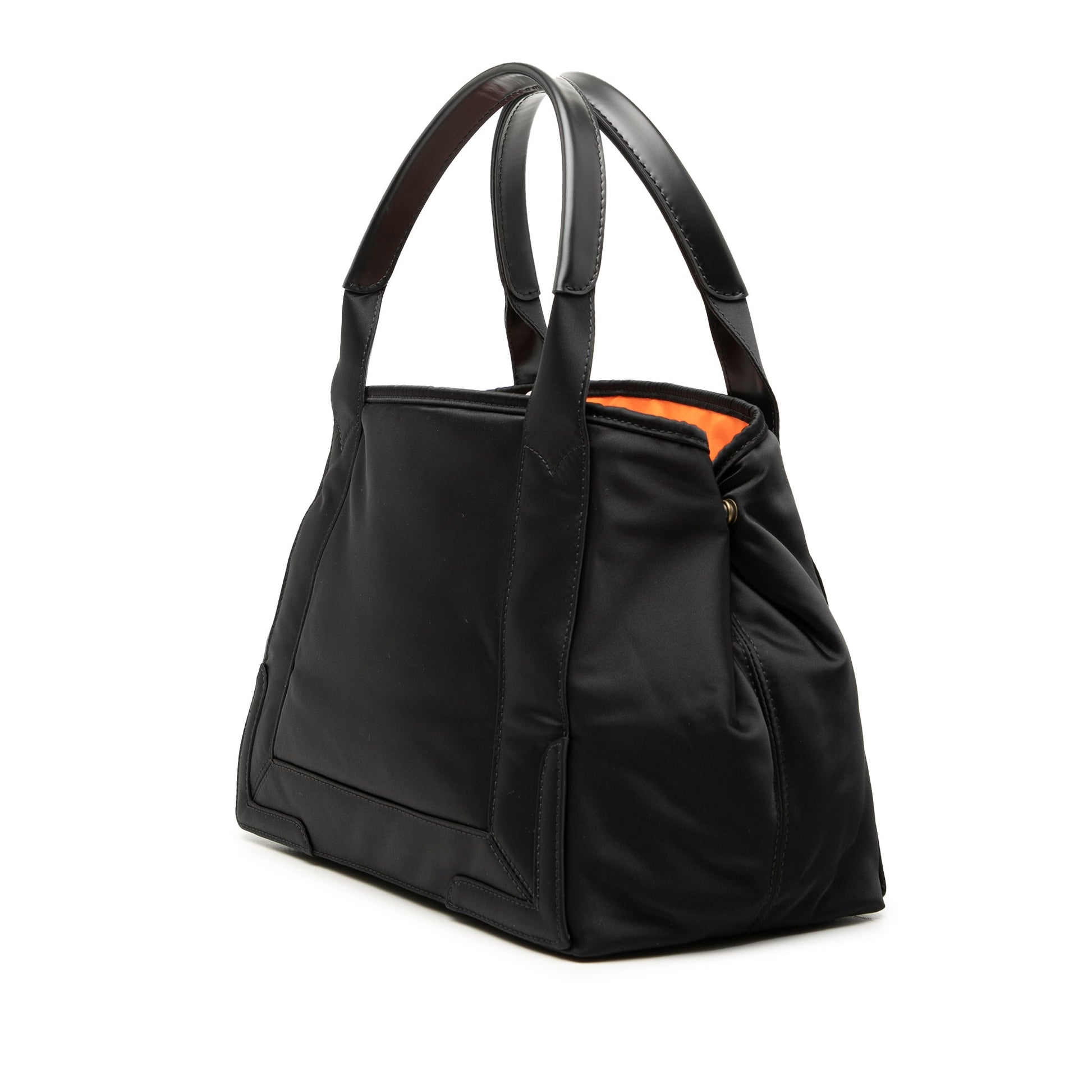 Balenciaga Nylon Navy Cabas Tote S