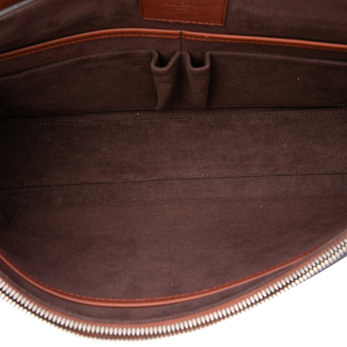 Louis Vuitton Leather Ombre Cartable Briefcase — Brown