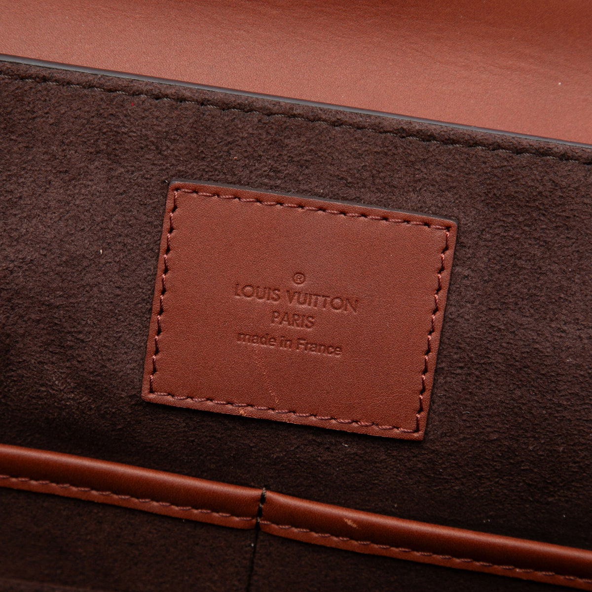 Louis Vuitton Leather Ombre Cartable Briefcase — Brown