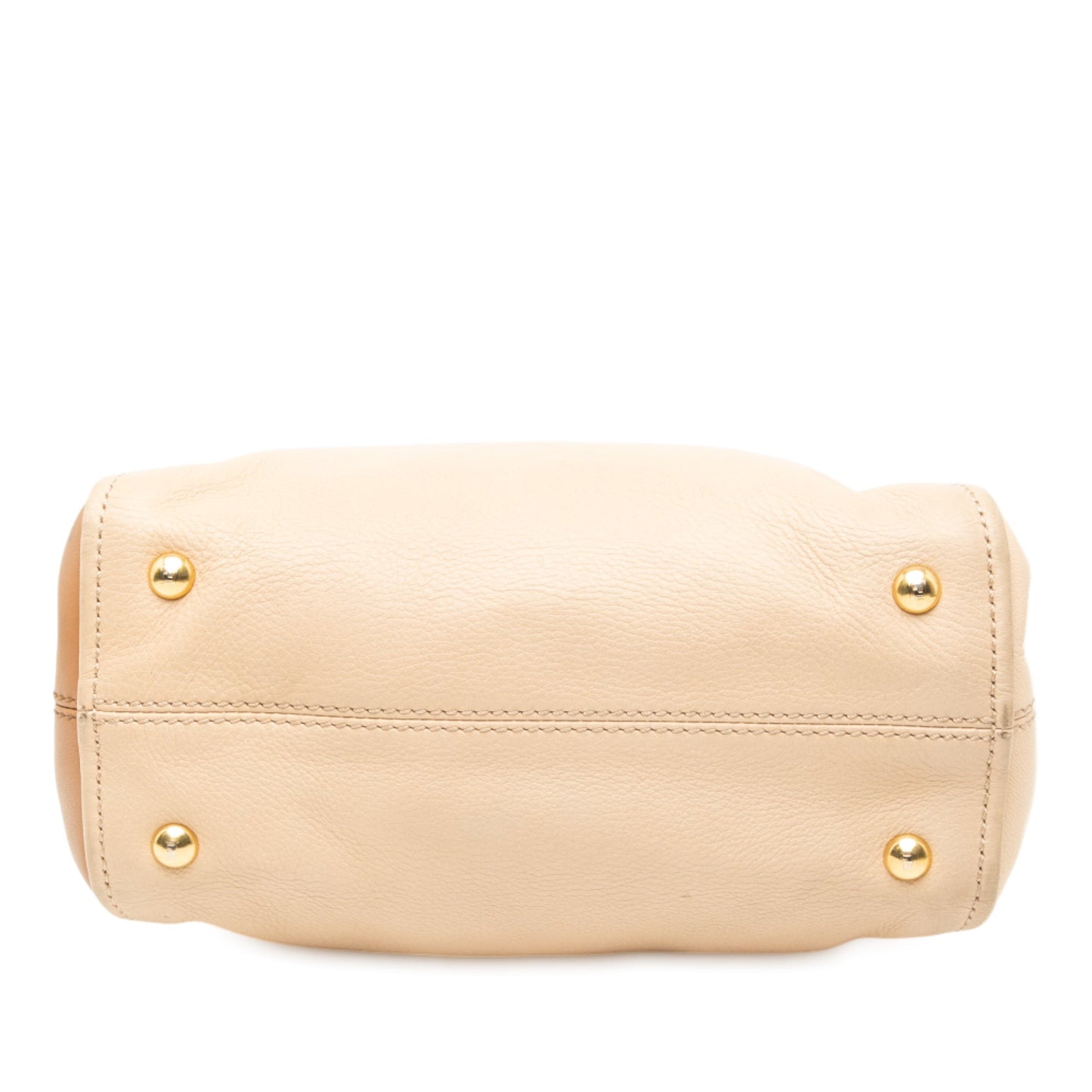 Small Tricolor Leather Chameleon Satchel