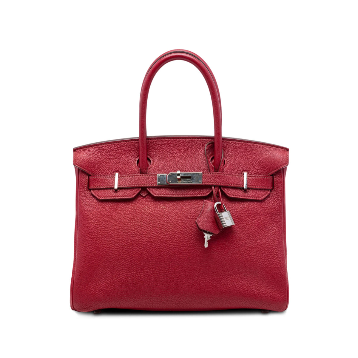 Hermès Togo Birkin Retourne 30 — Red
