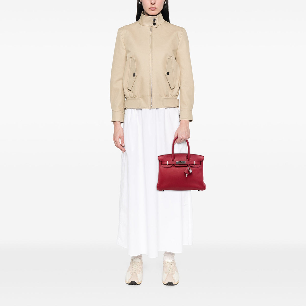 Hermès Togo Birkin Retourne 30 — Red
