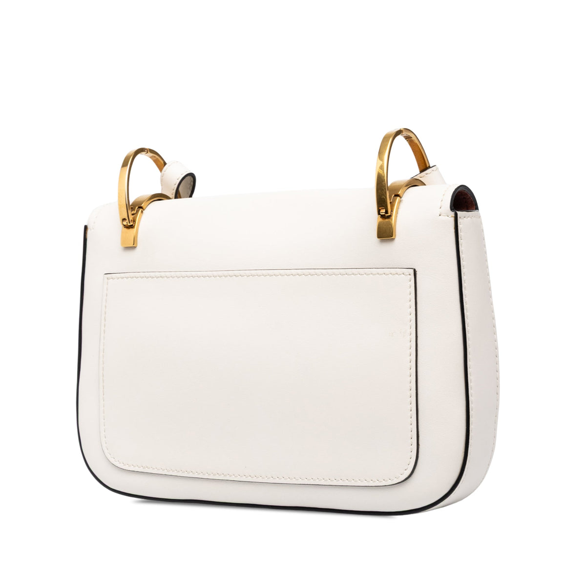 Prada City Calf Pionniere Saddle Bag — White