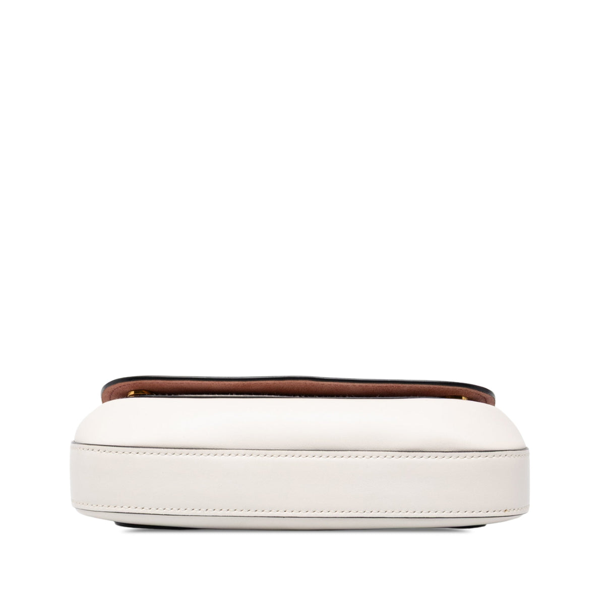 Prada City Calf Pionniere Saddle Bag — White