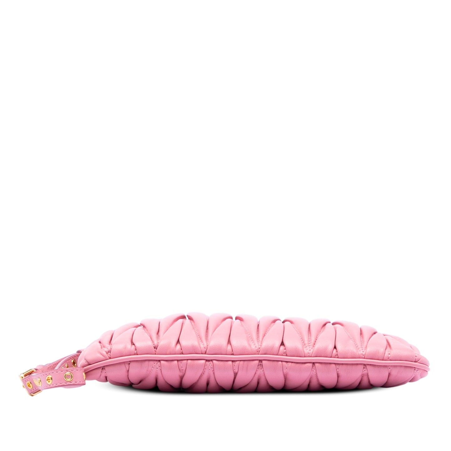 Miu Miu Matelasse Lambskin Leather Clutch